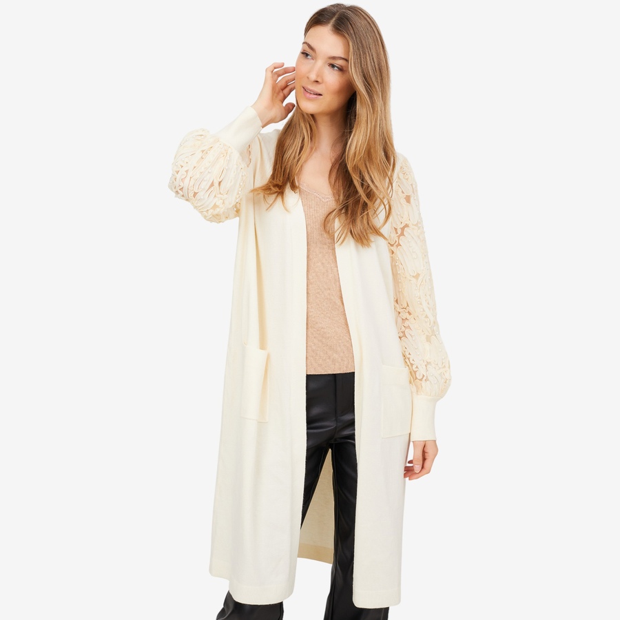 Image 101137_ALTMORE2.jpg, Product 101-137 / Price $29.33, C. Wonder Luxe Yarn Cardigan with Novelty Woven Pearl Sleeves from C. Wonder on TSC.ca's Fashion department