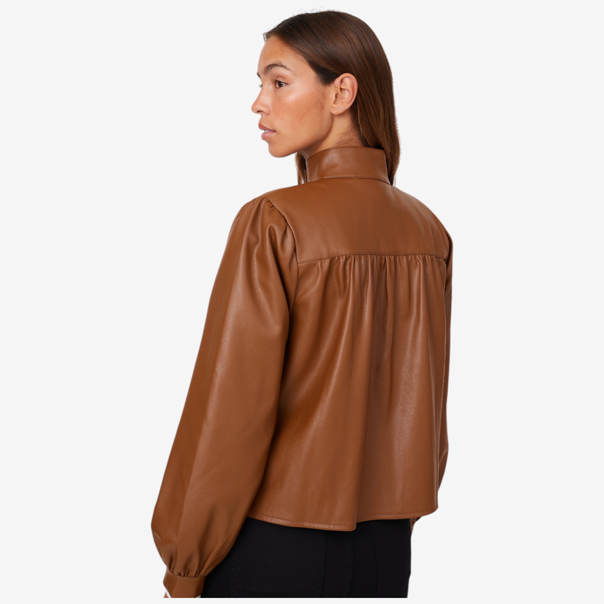C. Wonder Faux Leather Cropped Moto Jacket - TSC.ca