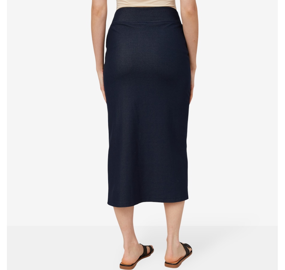 Image 101147_ALTMORE1.jpg, Product 101-147 / Price $24.33, Kim & Co. Deluxe Denim Knit Long Skirt from Kim & Co. on TSC.ca's Fashion department