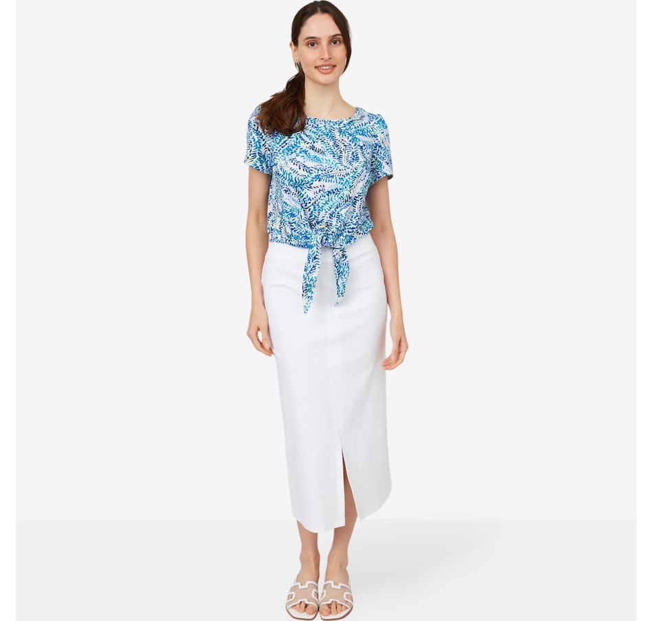 Image 101147_ALTMORE3.jpg, Product 101-147 / Price $24.33, Kim & Co. Deluxe Denim Knit Long Skirt from Kim & Co. on TSC.ca's Fashion department