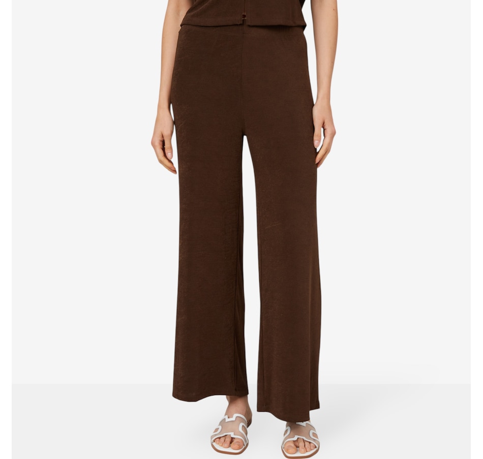 Image 101150_COF.jpg, Product 101-150 / Price $24.33, Kim & Co. Poly Slinky Palazzo Pant from Kim & Co. on TSC.ca's Fashion department