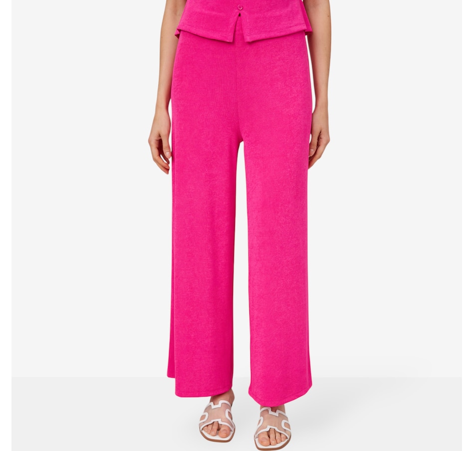 Image 101150_FUS.jpg, Product 101-150 / Price $24.33, Kim & Co. Poly Slinky Palazzo Pant from Kim & Co. on TSC.ca's Fashion department