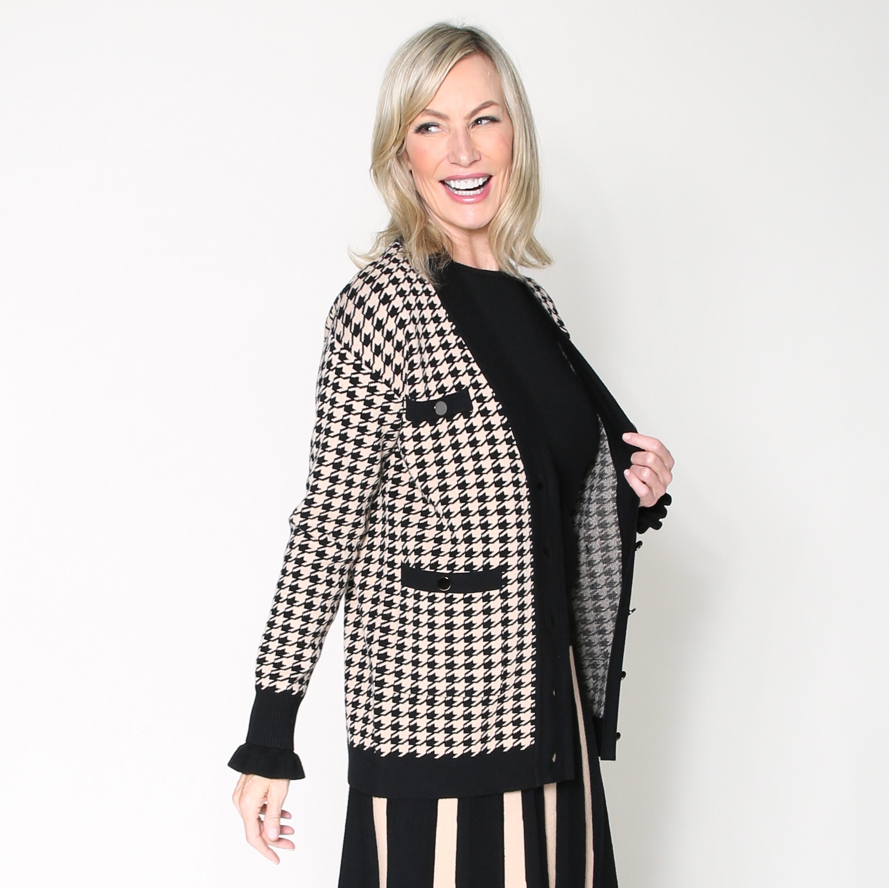 Brian Bailey Houndstooth Cardigan - TSC.ca