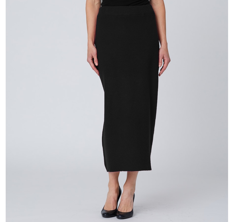 Image 101219_BLK.jpg, Product 101-219 / Price $42.33, Brian Bailey Rib Knit Skirt from Brian Bailey on TSC.ca's Fashion department