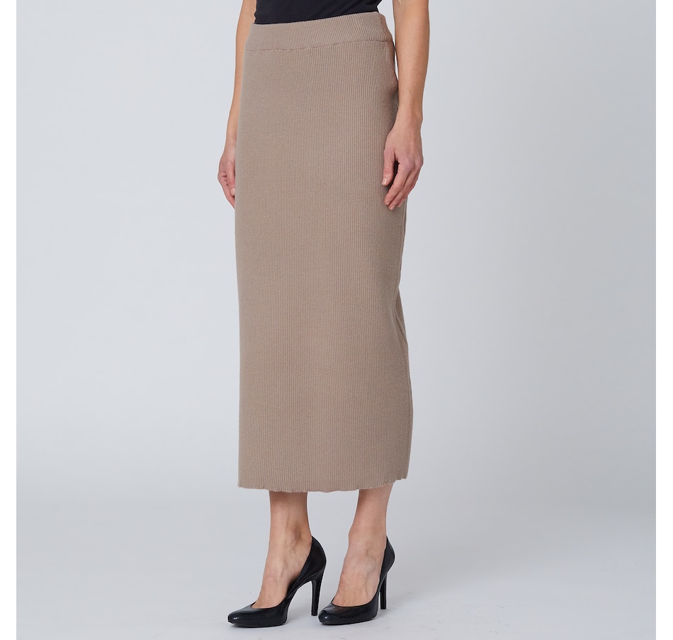 Image 101219_TPE.jpg, Product 101-219 / Price $42.33, Brian Bailey Rib Knit Skirt from Brian Bailey on TSC.ca's Fashion department