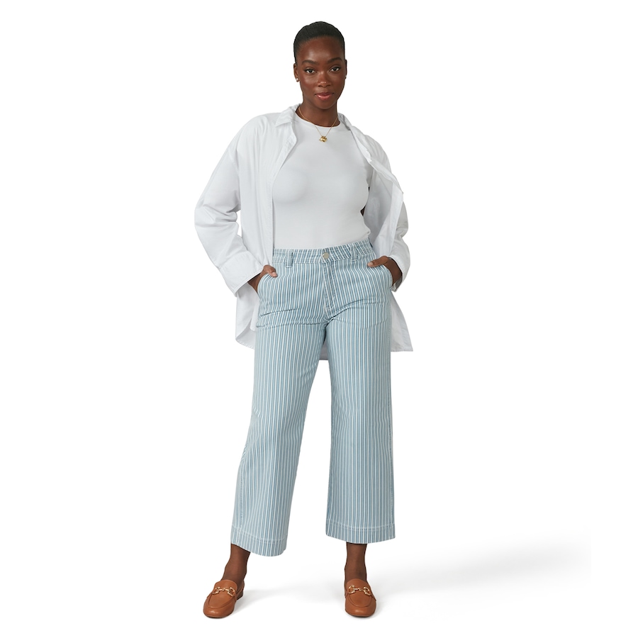 Image 101235_STR.jpg, Product 101-235 / Price $140.00, Lola Denim Colette High Rise Wide Leg Ankle Jean from Lola Denim on TSC.ca's Fashion department