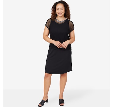 Mr. Max Open Knit Sweater and Ultra Modal Dress with Pockets