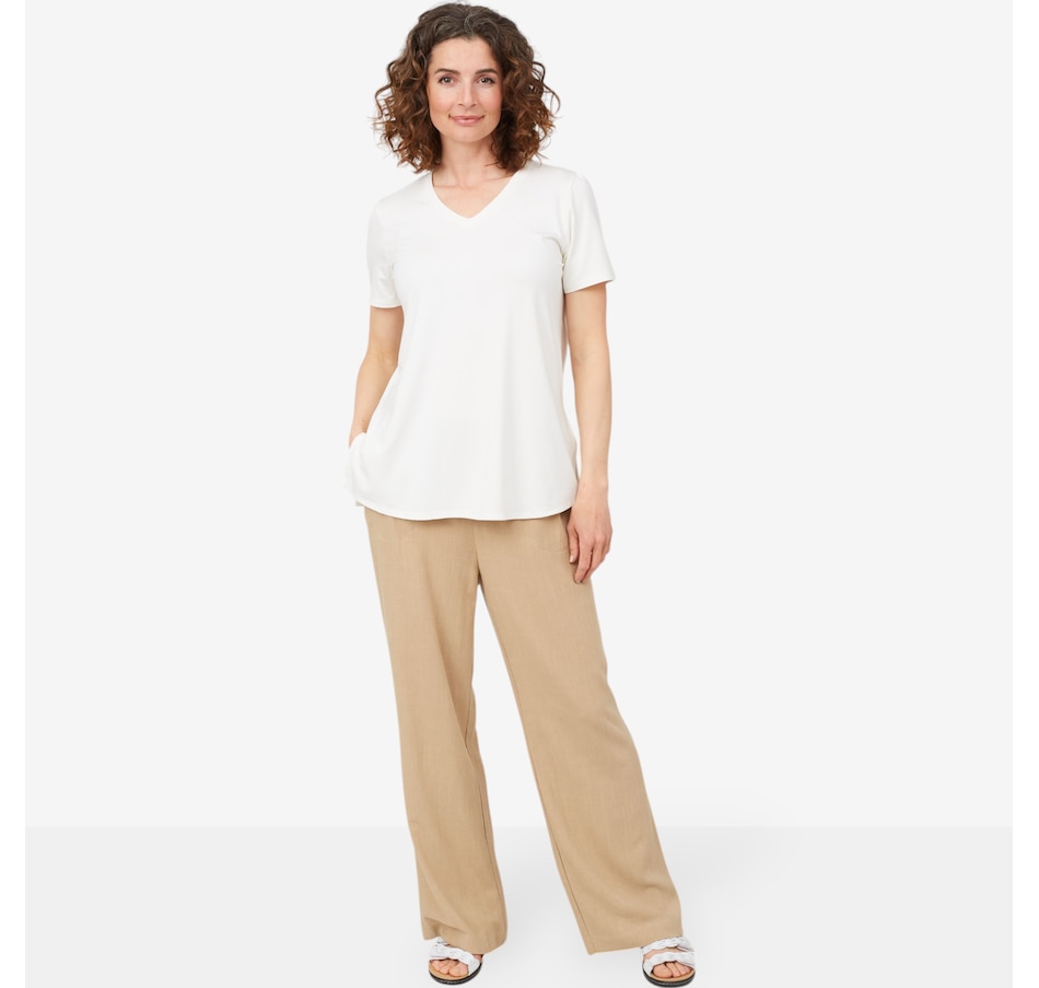 Image 101305_ALTMORE3.jpg, Product 101-305 / Price $29.33, Mr. Max Magic Linen Wide Leg Pant from Mr. Max on TSC.ca's Fashion department