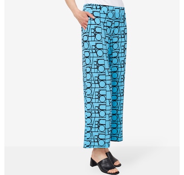 Product 101-321 / Price $59.99 , Mr. Max Printed Brazil Knit Wide Leg Pant
