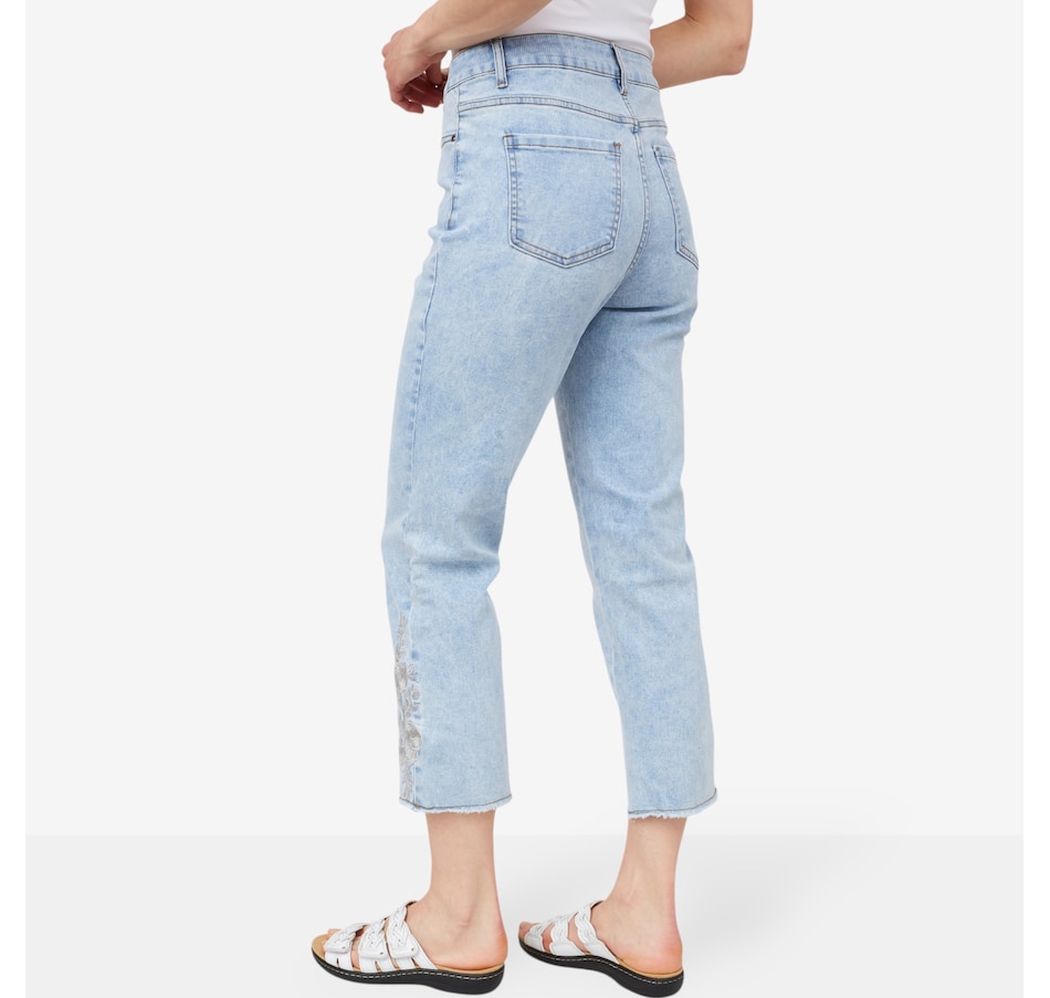 Image 101328_ALTMORE3.jpg, Product 101-328 / Price $34.33, Mr. Max Denim Crop Pant with Embellishment Detail from Mr. Max on TSC.ca's Fashion department