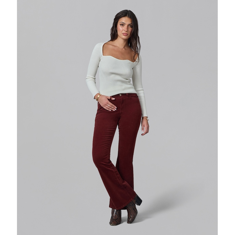 Image 101342_ALTMORE5.jpg, Product 101-342 / Price $140.00, Lola Jeans Alice High Rise Flare Corduroy Jean from Lola Denim on TSC.ca's Fashion department