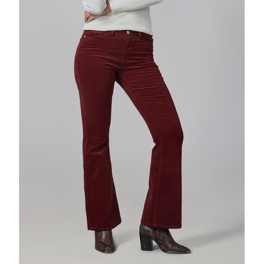 Image 101342_SYRRD.jpg, Product 101-342 / Price $140.00, Lola Jeans Alice High Rise Flare Corduroy Jean from Lola Denim on TSC.ca's Fashion department
