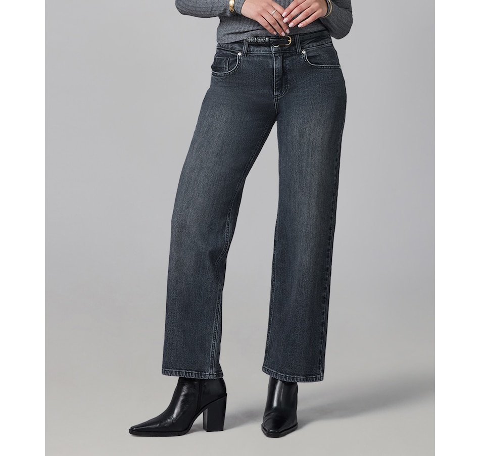 Image 101349_GRIGY.jpg, Product 101-349 / Price $129.99, Lola Denim Miro Mid-Rise Relaxed Straight Jean from Lola Denim on TSC.ca's Fashion department