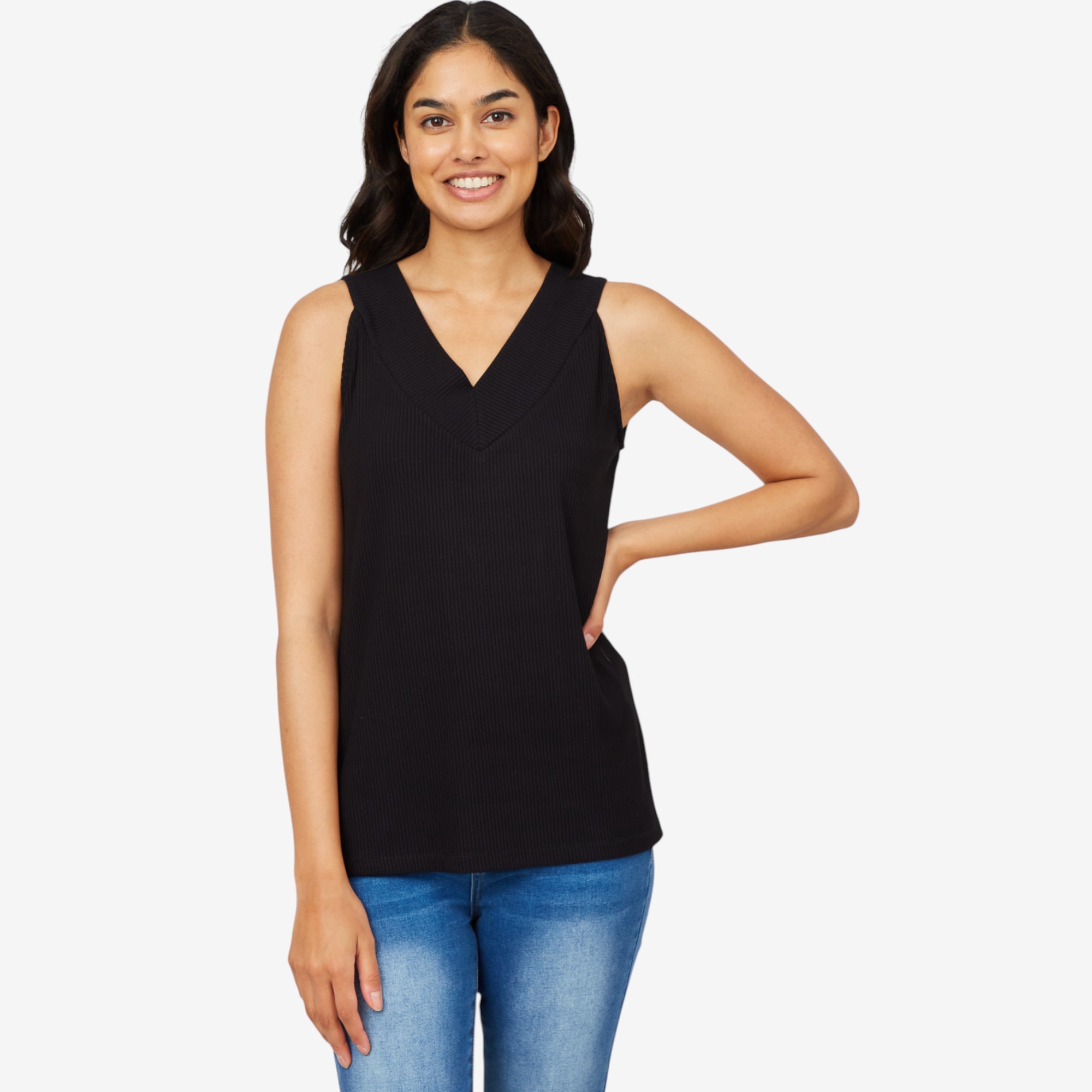 theredthread S bicolor layered tops bk⑤ Fashion - Tops - T-Shirts & Tops - TSC.ca