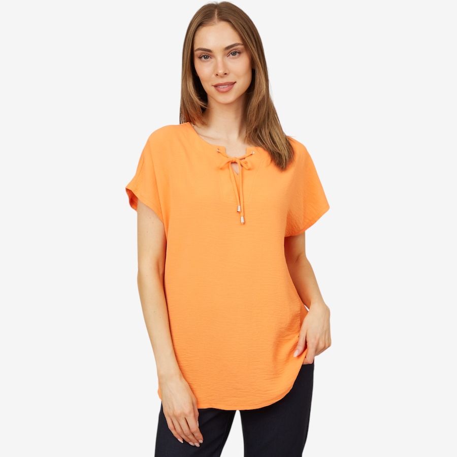 Image 101370_SOFTE.jpg, Product 101-370 / Price $29.33, Mr. Max Airflow Joanne Top with Split Neck and Tie Detail from Mr. Max on TSC.ca's Fashion department