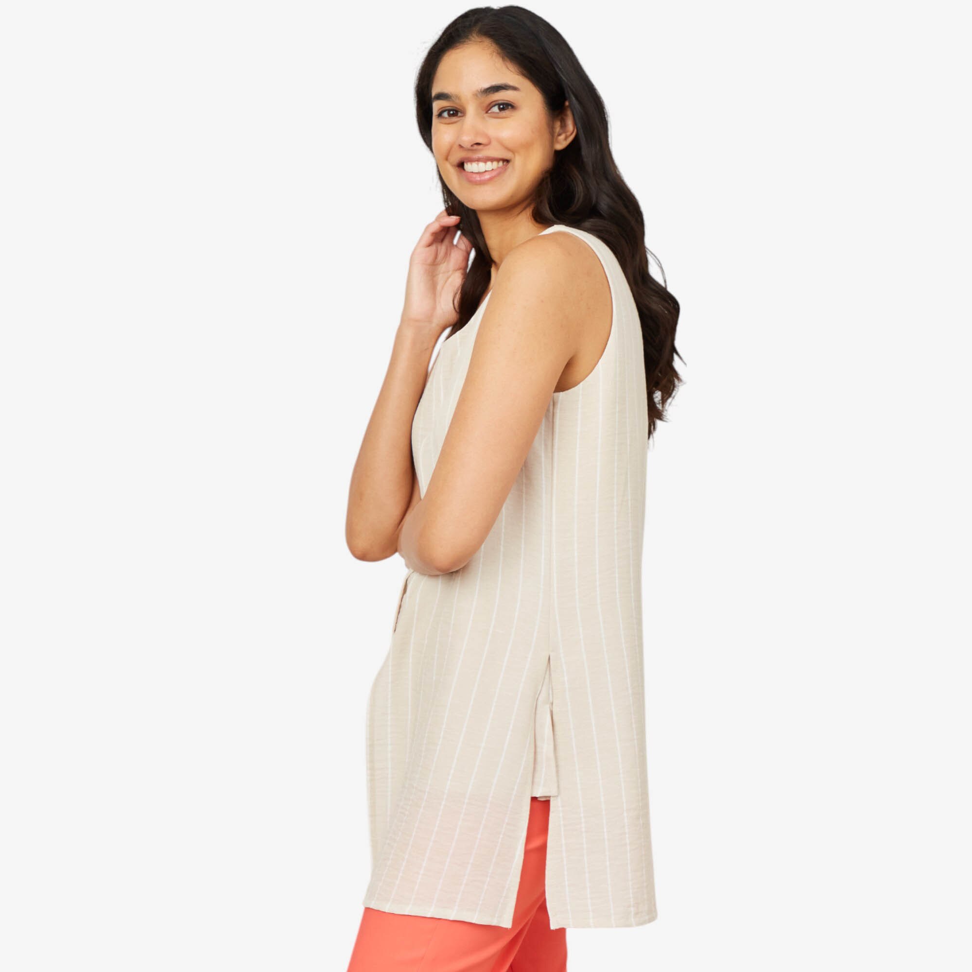 Mr. Max Linen Look Stripe Tunic - TSC.ca