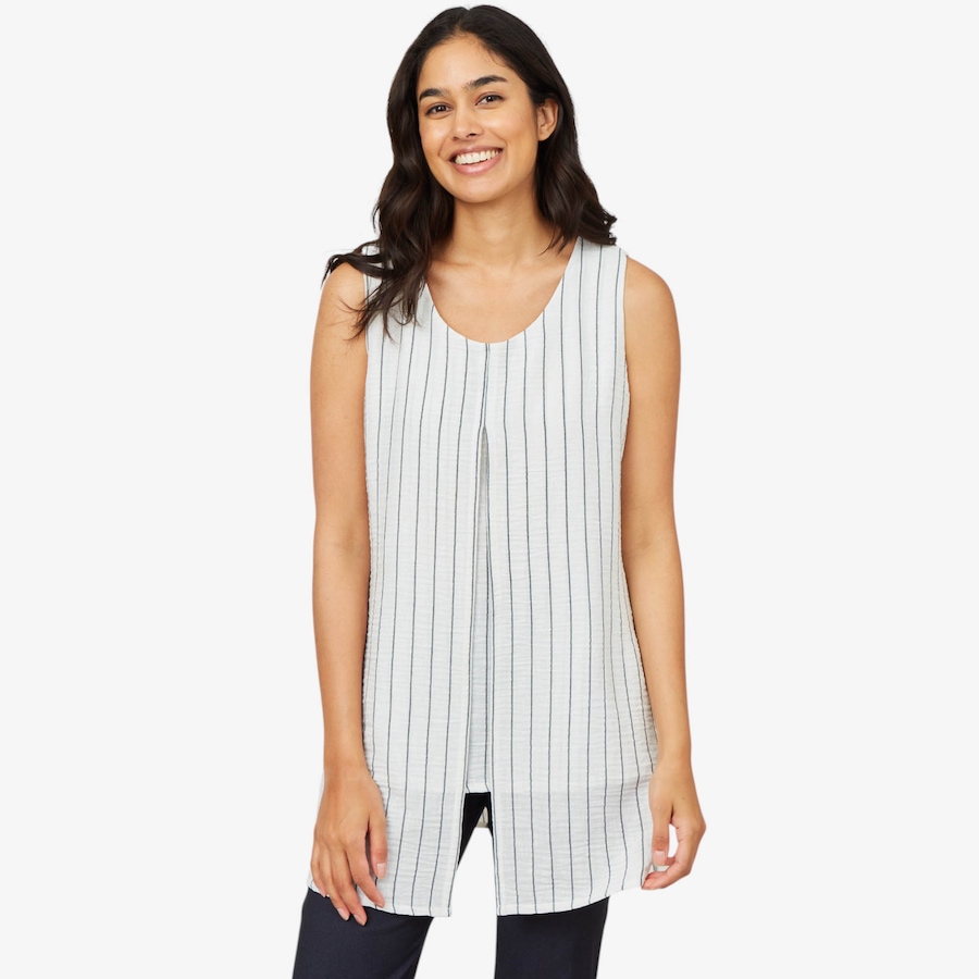 Image 101409_ALTMORE3.jpg, Product 101-409 / Price $29.33, Mr. Max Linen Look Stripe Tunic from Mr. Max on TSC.ca's Fashion department