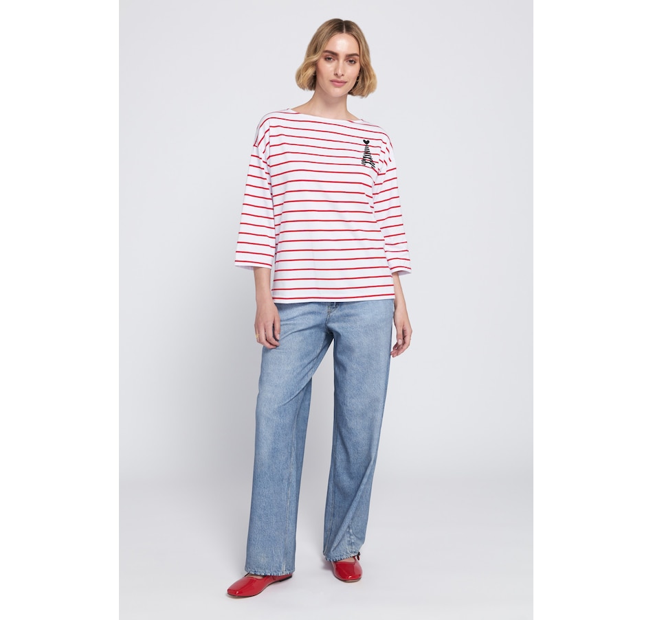 Image 101422_ALTMORE1.jpg, Product 101-422 / Price $59.88, ELLE Striped Long Sleeve With Graphic from ELLE on TSC.ca's Fashion department