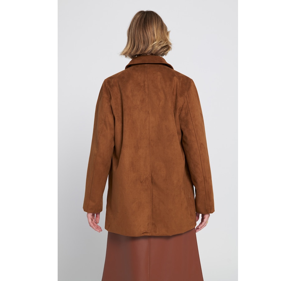 Image 101464_ALTMORE4.jpg, Product 101-464 / Price $119.88, ELLE Faux Suede Car Coat from ELLE on TSC.ca's Fashion department