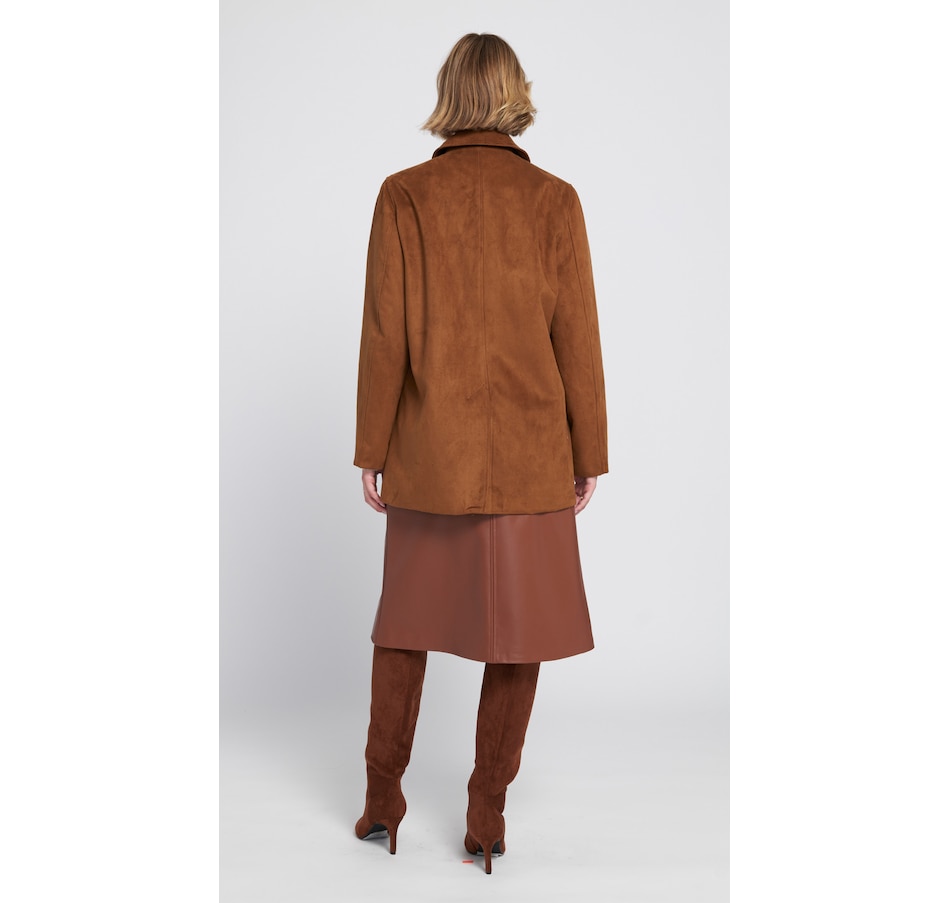 Image 101464_ALTMORE5.jpg, Product 101-464 / Price $119.88, ELLE Faux Suede Car Coat from ELLE on TSC.ca's Fashion department
