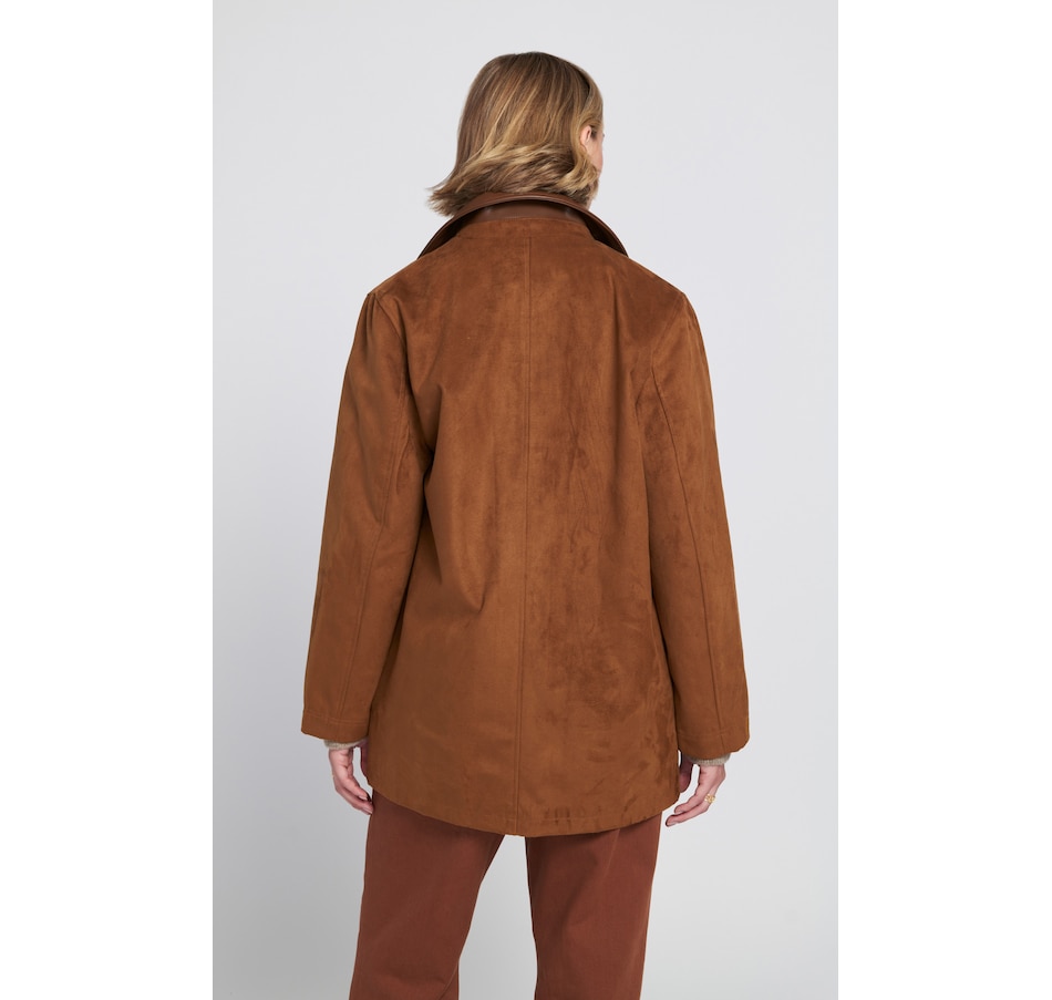 Image 101470_ALTMORE1.jpg, Product 101-470 / Price $119.99, ELLE Faux Suede Barn Jacket from ELLE on TSC.ca's Fashion department