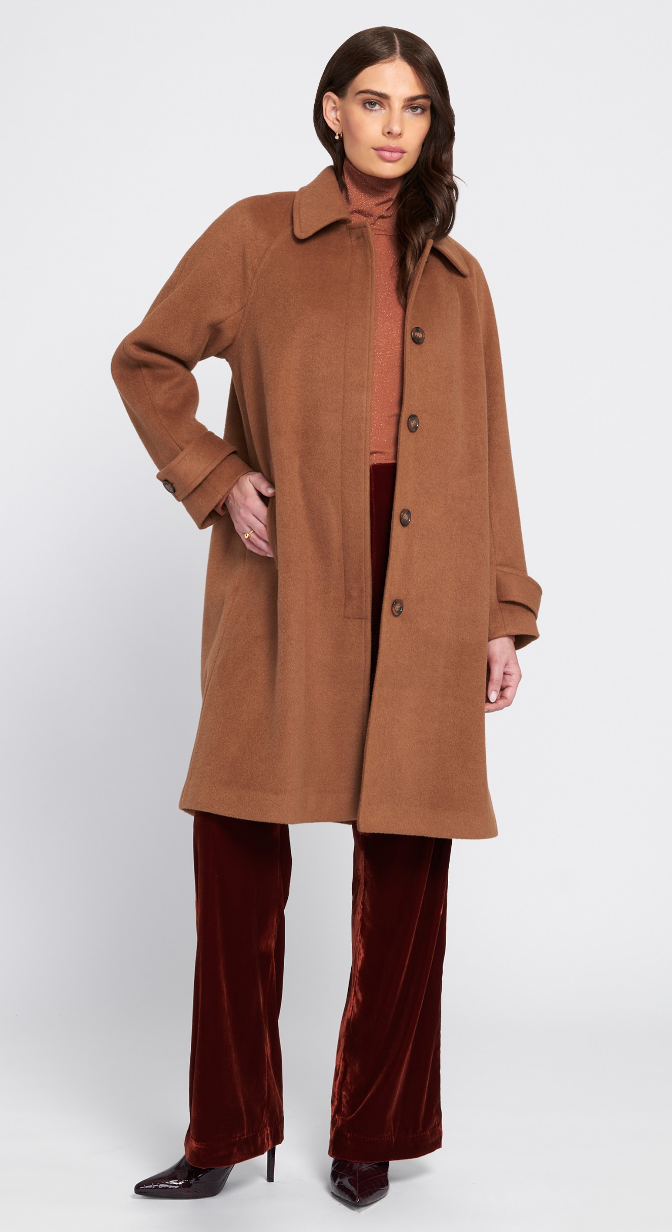 ELLE Wool-Like Melton Coat - TSC.ca