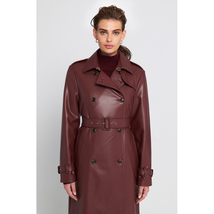 Image 101474_ALTMORE1.jpg, Product 101-474 / Price $69.33, ELLE Faux Leather Trench from ELLE on TSC.ca's Fashion department
