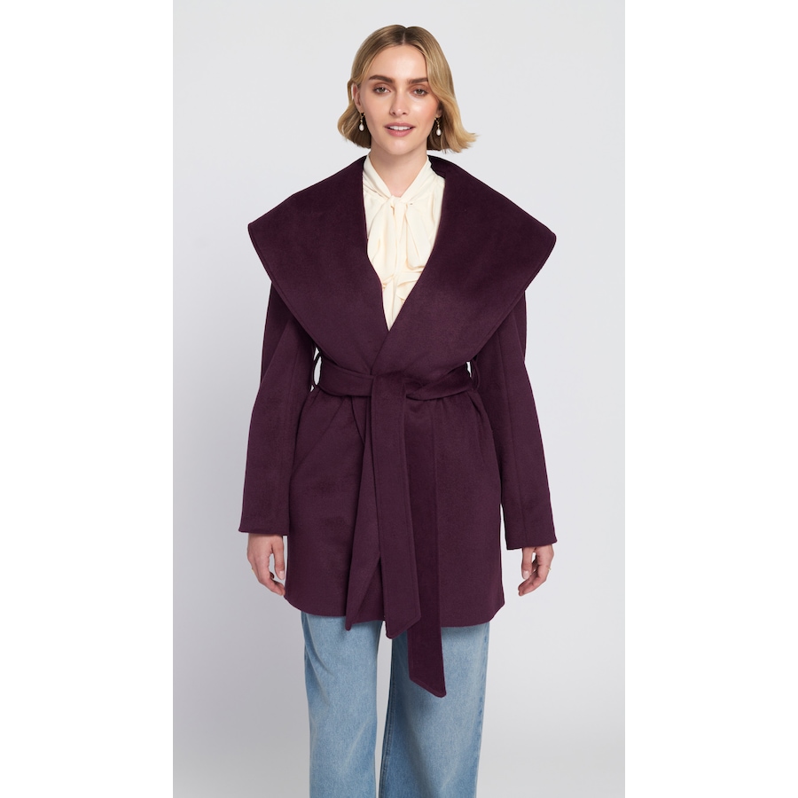 Image 101476_WIN.jpg, Product 101-476 / Price $94.88, ELLE Wool-Like Melton Wrap Coat from ELLE on TSC.ca's Fashion department