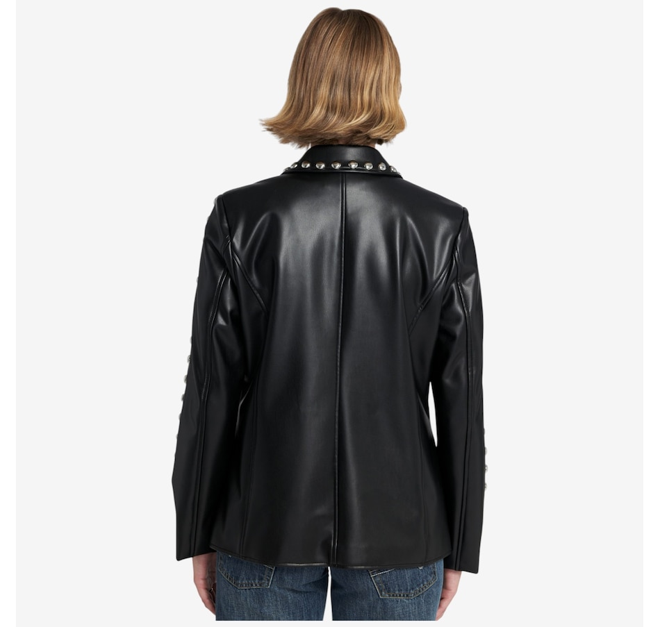 Image 101479_ALTMORE3.jpg, Product 101-479 / Price $124.88, ELLE Studded Faux Leather Blazer from ELLE on TSC.ca's Fashion department