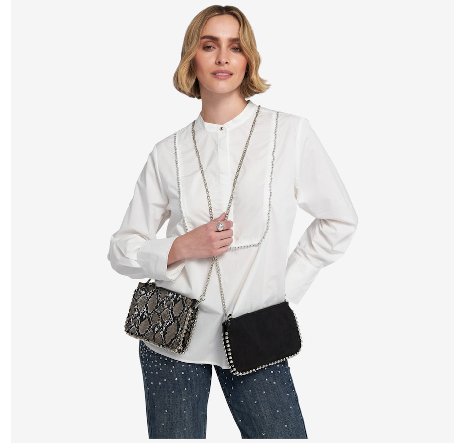 Image 101484_ALTMORE1.jpg, Product 101-484 / Price $44.88, ELLE Silver Trimmed Wallet On Chain from ELLE on TSC.ca's Fashion department