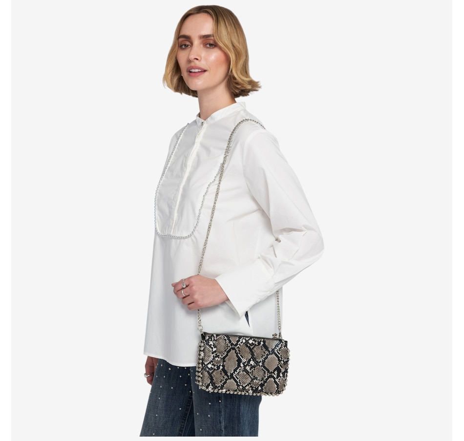 Image 101484_ALTMORE3.jpg, Product 101-484 / Price $44.88, ELLE Silver Trimmed Wallet On Chain from ELLE on TSC.ca's Fashion department