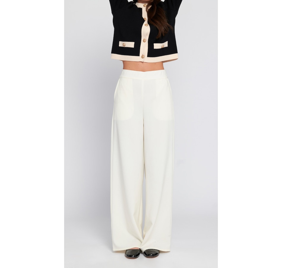 Image 101521_WNW.jpg, Product 101-521 / Price $69.88, ELLE Wide Leg Trouser from ELLE on TSC.ca's Fashion department
