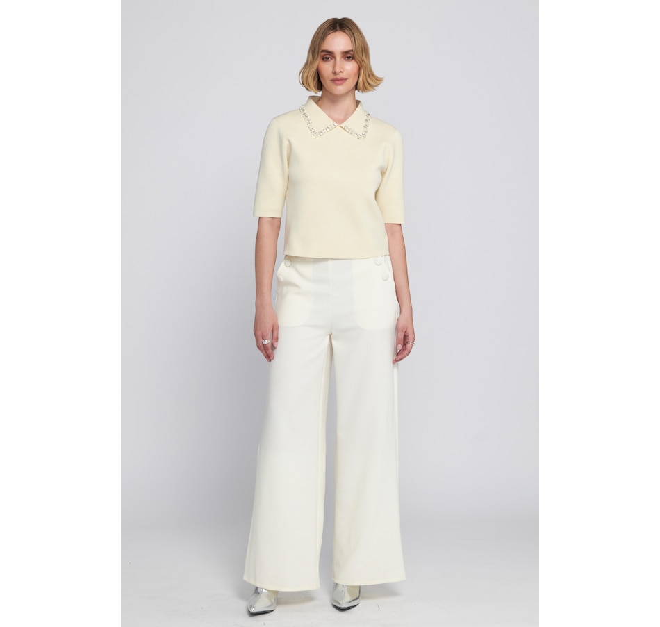 Image 101522_ALTMORE1.jpg, Product 101-522 / Price $64.88, Elle Embellished Collar Knit Top from ELLE on TSC.ca's Fashion department