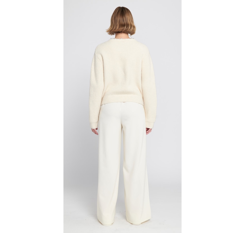 Image 101523_ALTMORE2.jpg, Product 101-523 / Price $79.88, ELLE Pearl Trimmed Sweater from ELLE on TSC.ca's Fashion department