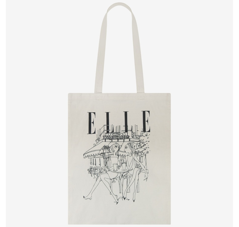 Image 101524_OAT.jpg, Product 101-524 / Price $29.88, ELLE Graphic Tote from ELLE on TSC.ca's Fashion department