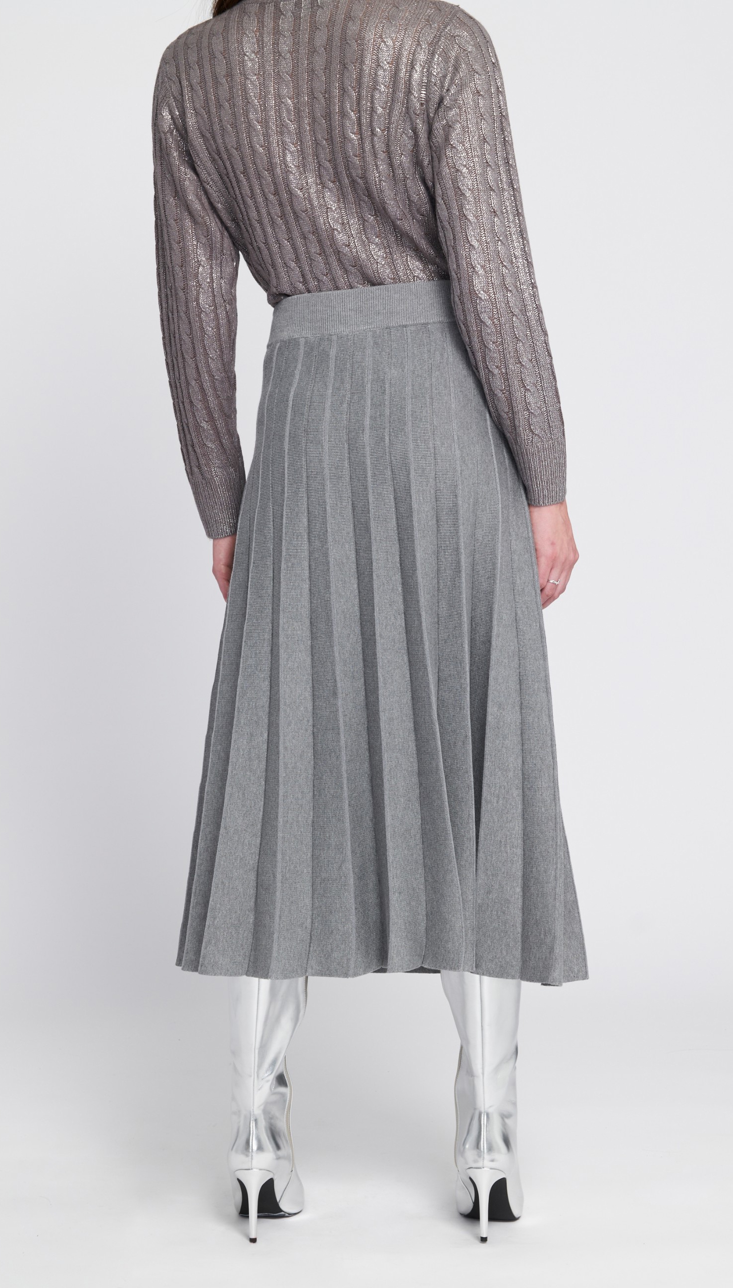 ELLE Pleated Sweater Skirt - TSC.ca