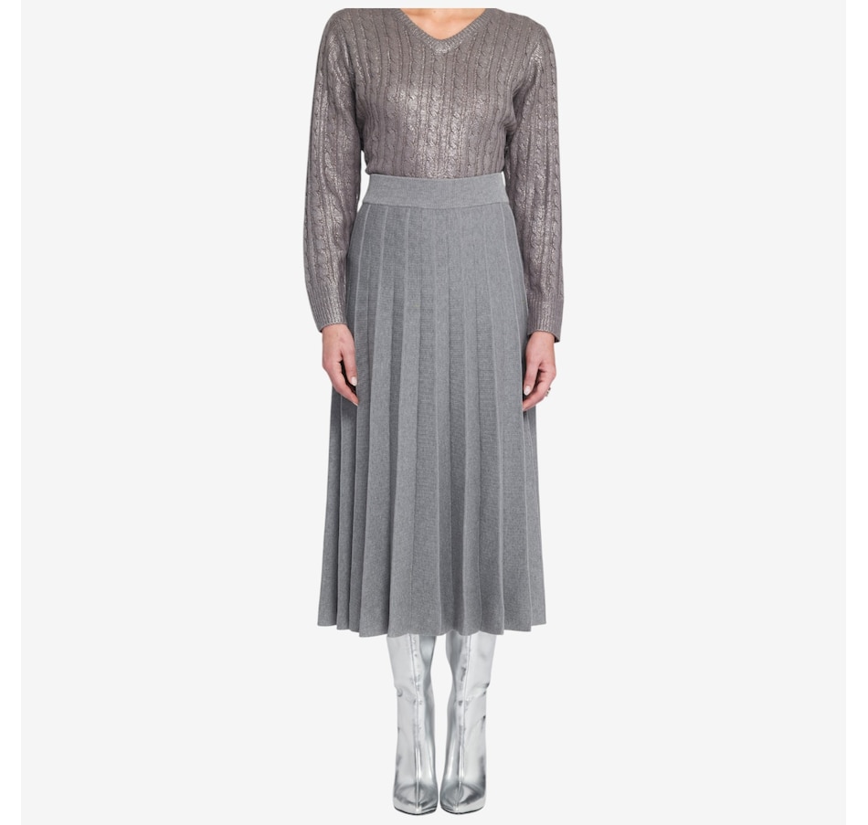 Image 101530_ALTMORE2.jpg, Product 101-530 / Price $84.88, ELLE Pleated Sweater Skirt from ELLE on TSC.ca's Fashion department