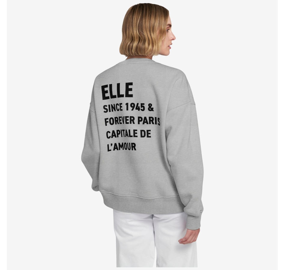 Image 101533_ALTMORE2.jpg, Product 101-533 / Price $44.88, ELLE Graphic Sweatshirt from ELLE on TSC.ca's Fashion department