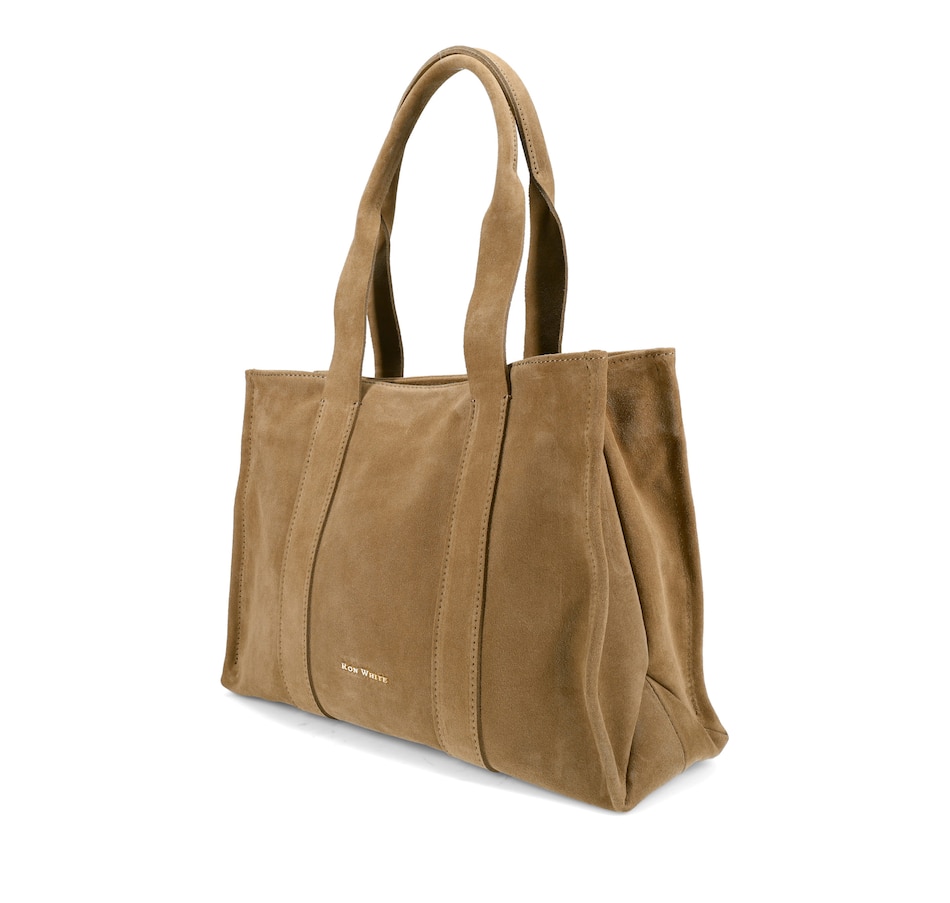 Image 101570_ALTMORE1.jpg, Product 101-570 / Price $545.00, Ron White Davenport Suede Tote from Ron White on TSC.ca's Fashion department