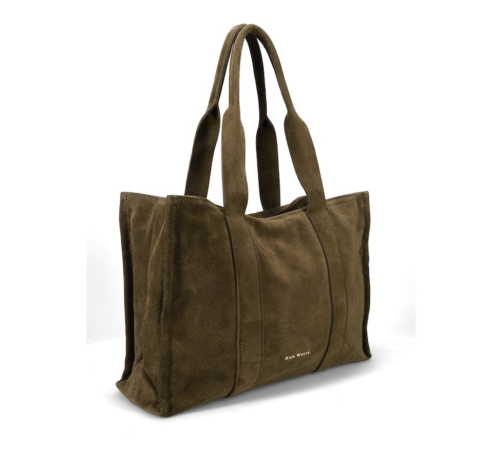 Image 101570_ALTMORE4.jpg, Product 101-570 / Price $545.00, Ron White Davenport Suede Tote from Ron White on TSC.ca's Fashion department