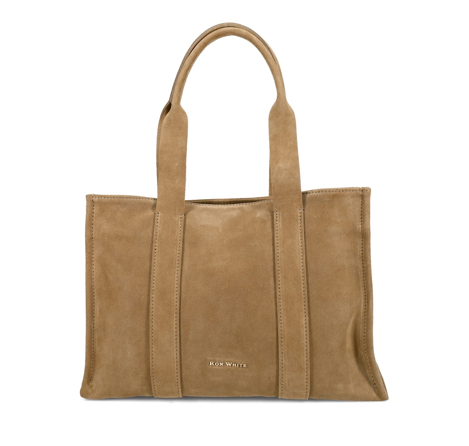 Image 101570_CAS.jpg, Product 101-570 / Price $545.00, Ron White Davenport Suede Tote from Ron White on TSC.ca's Fashion department