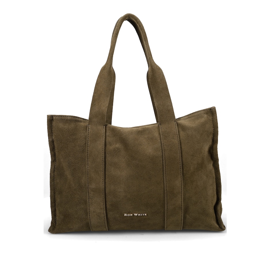 Image 101570_MOS.jpg, Product 101-570 / Price $545.00, Ron White Davenport Suede Tote from Ron White on TSC.ca's Fashion department