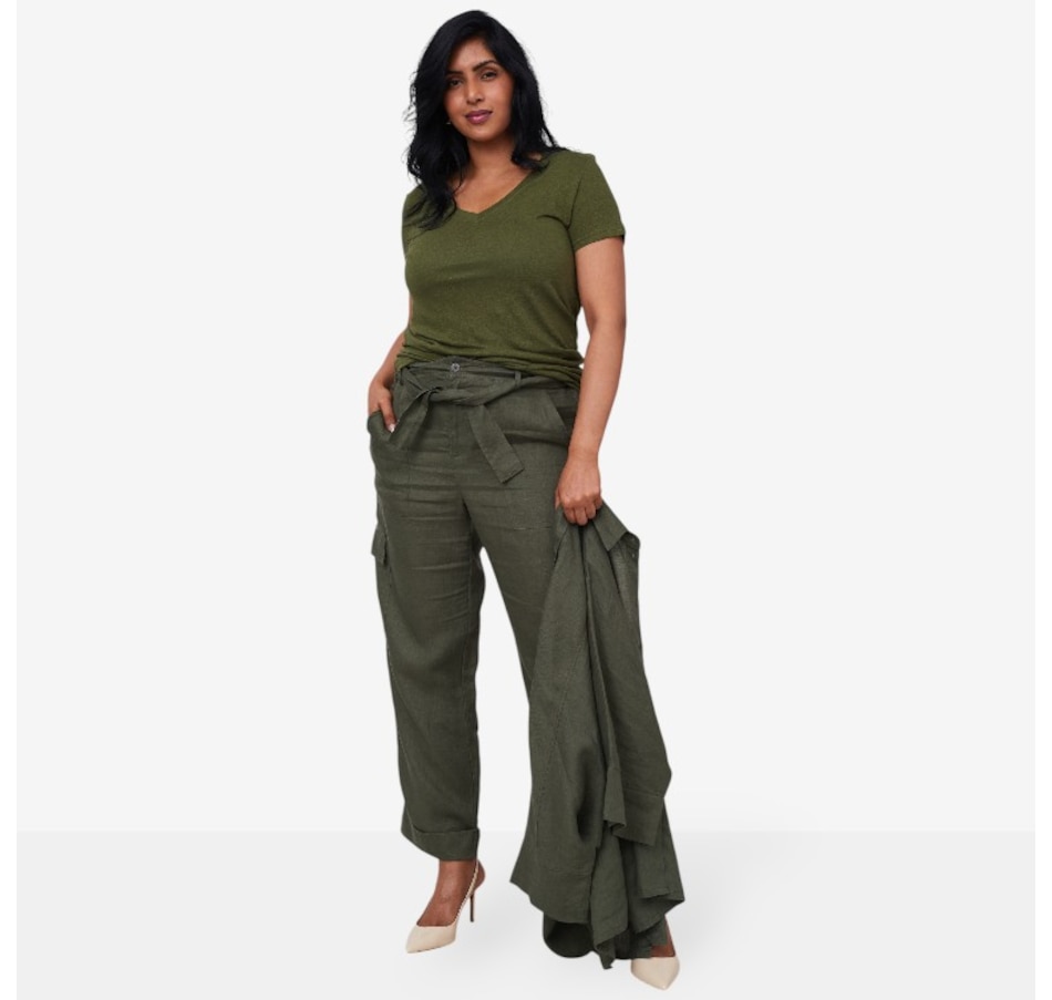 Image 101589_ALTMORE2.jpg, Product 101-589 / Price $49.33, Brian Bailey Short Sleeve Linen Shirt Jacket with V-Neck Tee from Brian Bailey on TSC.ca's Fashion department