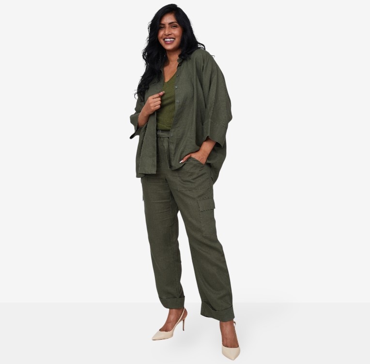 Brian Bailey Linen Cargo Pant - TSC.ca
