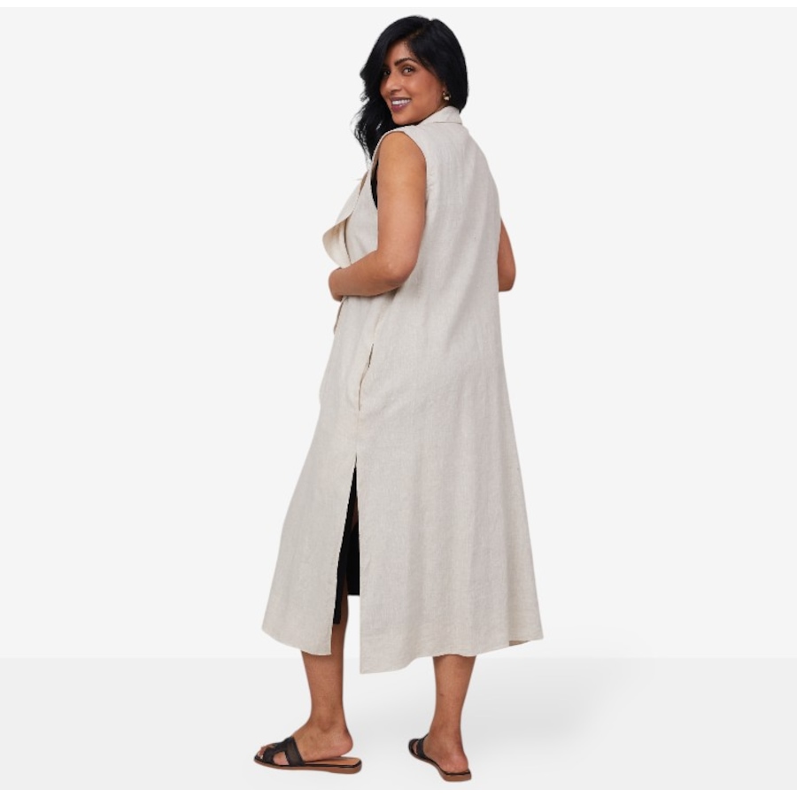Image 101599_ALTMORE1.jpg, Product 101-599 / Price $34.33, Brian Bailey Long Linen Vest from Brian Bailey on TSC.ca's Fashion department