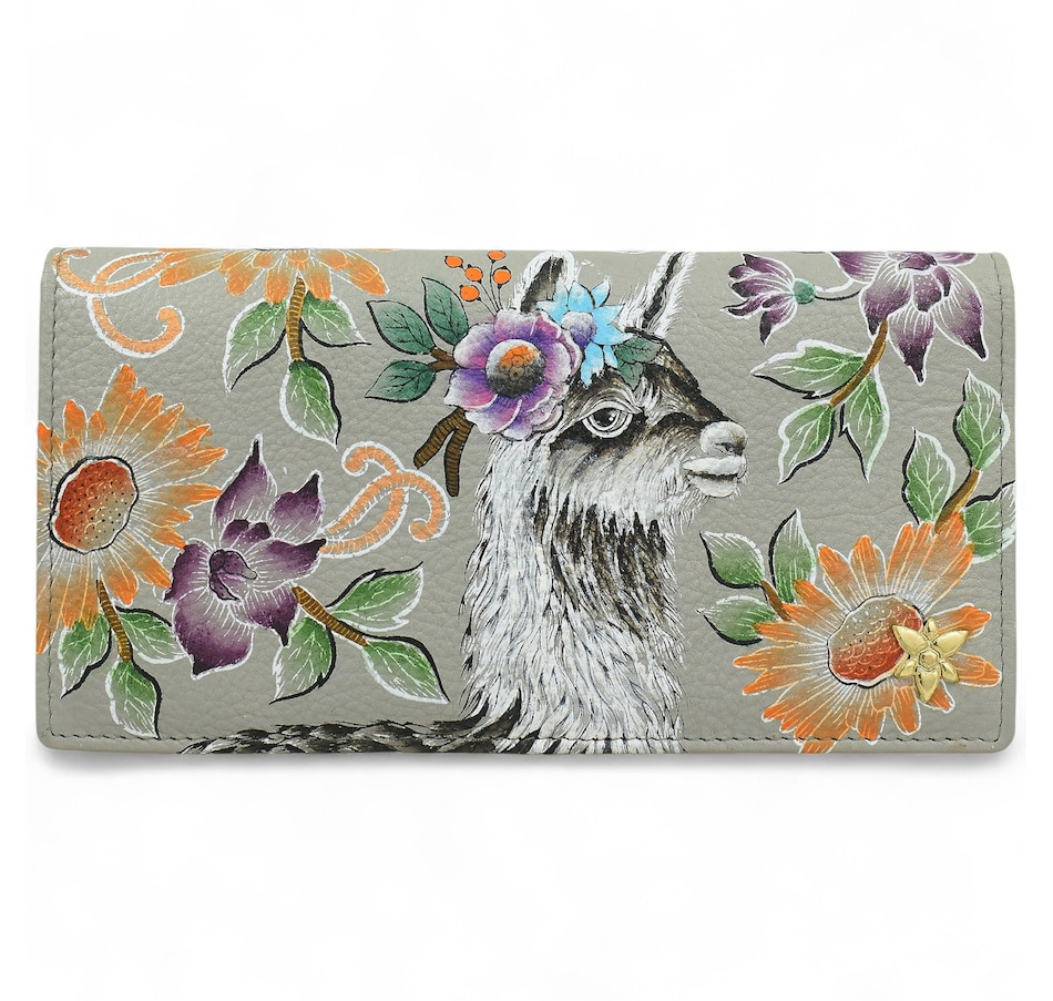 Image 101644_GARLA.jpg, Product 101-644 / Price $69.88, Anuschka Snap Clutch Wallet from Anuschka Handbags on TSC.ca's Fashion department