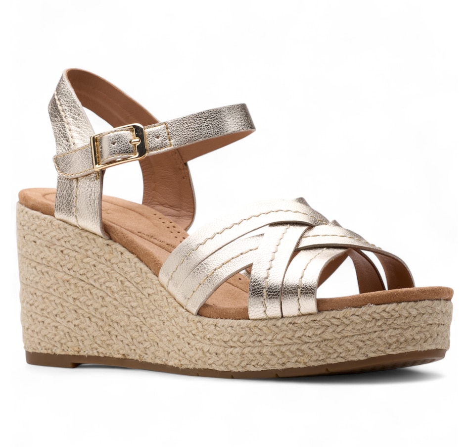 Image 101649_CHM.jpg, Product 101-649 / Price $79.88, Clarks Sabina Strap Wedge Sandal from Clarks Footwear on TSC.ca's Shoes department