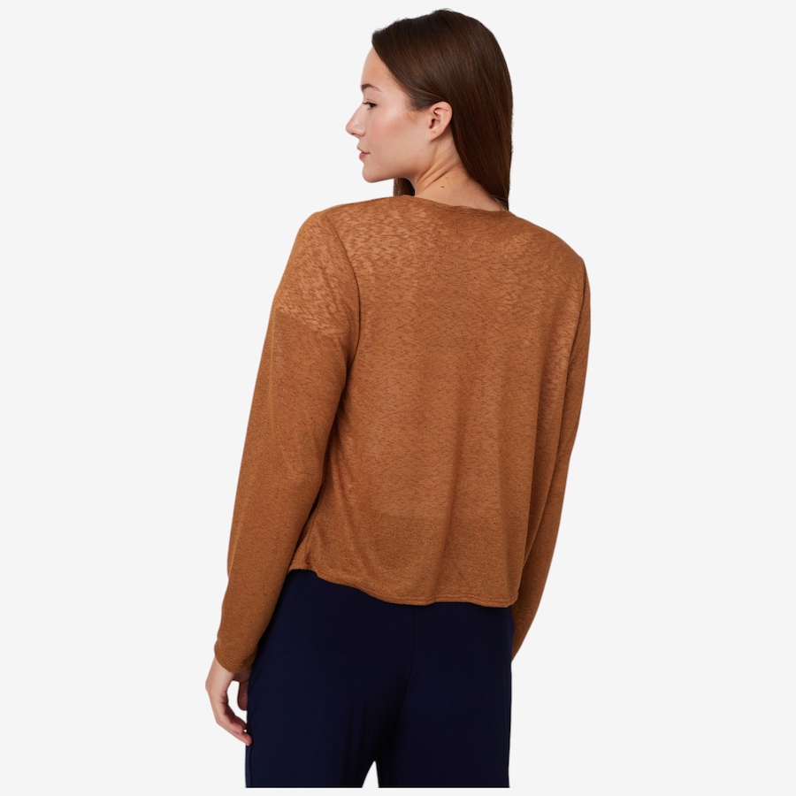Image 101660_ALTMORE2.jpg, Product 101-660 / Price $19.33, Kim & Co. Linen Look Knit Long Sleeve Signature Bolero from Kim & Co. on TSC.ca's Fashion department