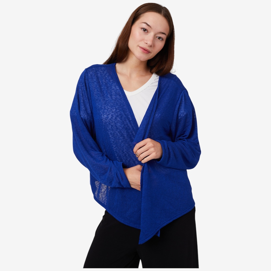Image 101660_COB.jpg, Product 101-660 / Price $19.33, Kim & Co. Linen Look Knit Long Sleeve Signature Bolero from Kim & Co. on TSC.ca's Fashion department