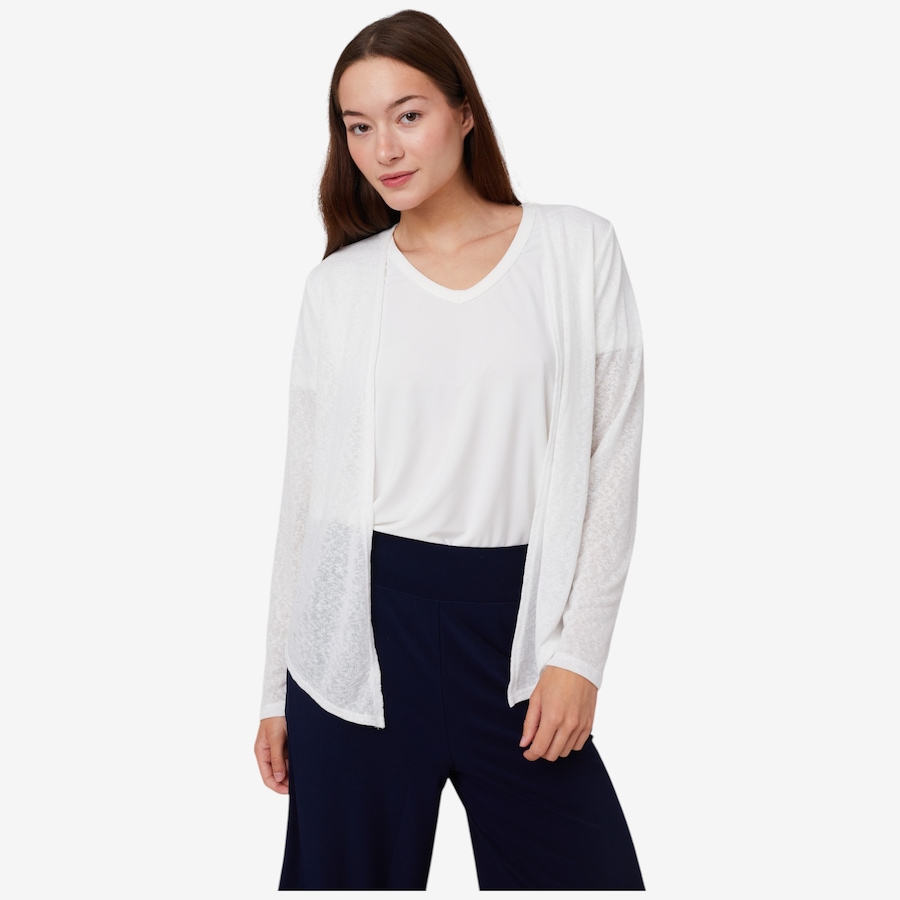Image 101660_ECR.jpg, Product 101-660 / Price $19.33, Kim & Co. Linen Look Knit Long Sleeve Signature Bolero from Kim & Co. on TSC.ca's Fashion department